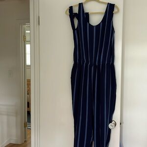Beautiful long tie waist jumpsuit
